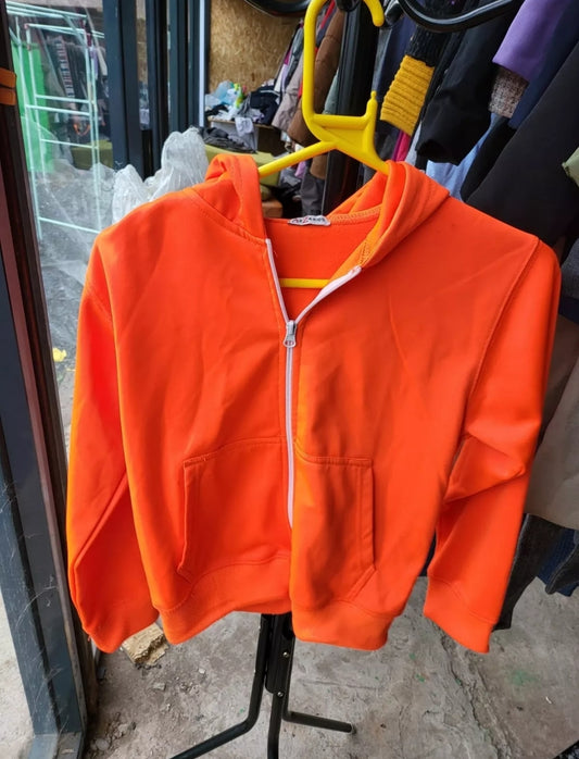 A2Z  Orange Hoodie  Size 9/10 (good condition )