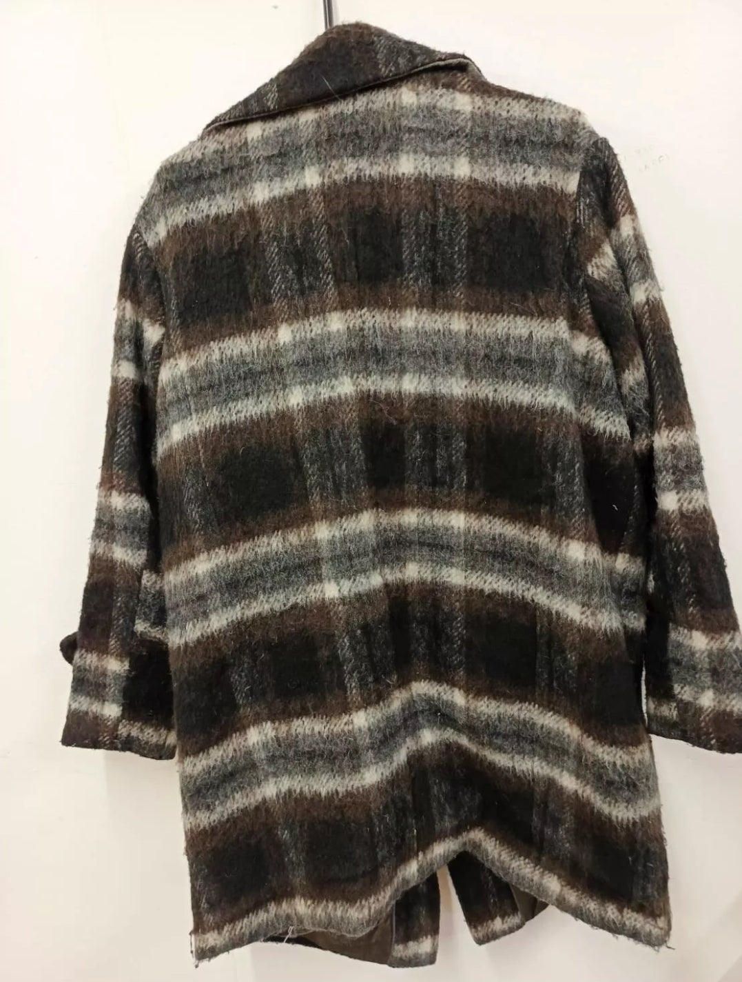 checked coat