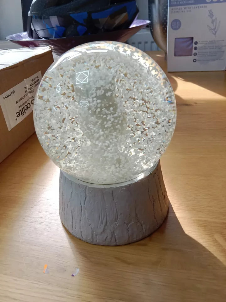 3D Crystal Lamp Owl Snow Globe